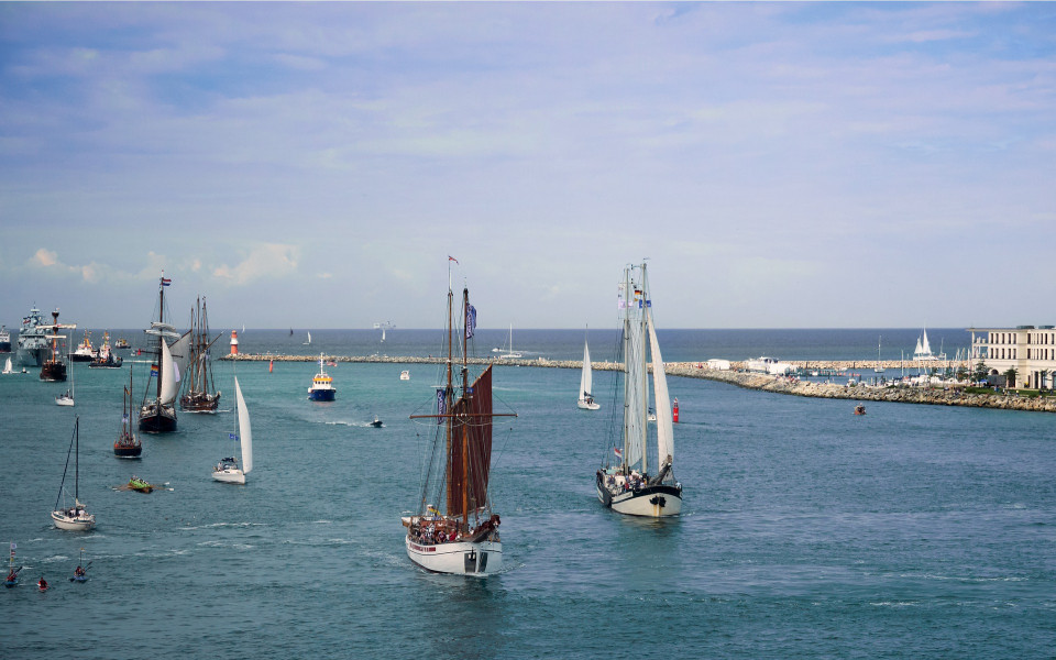 Segelboote auf der Ostsee