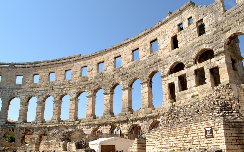 Amphitheaters (Arena) in Pula, Kroatien