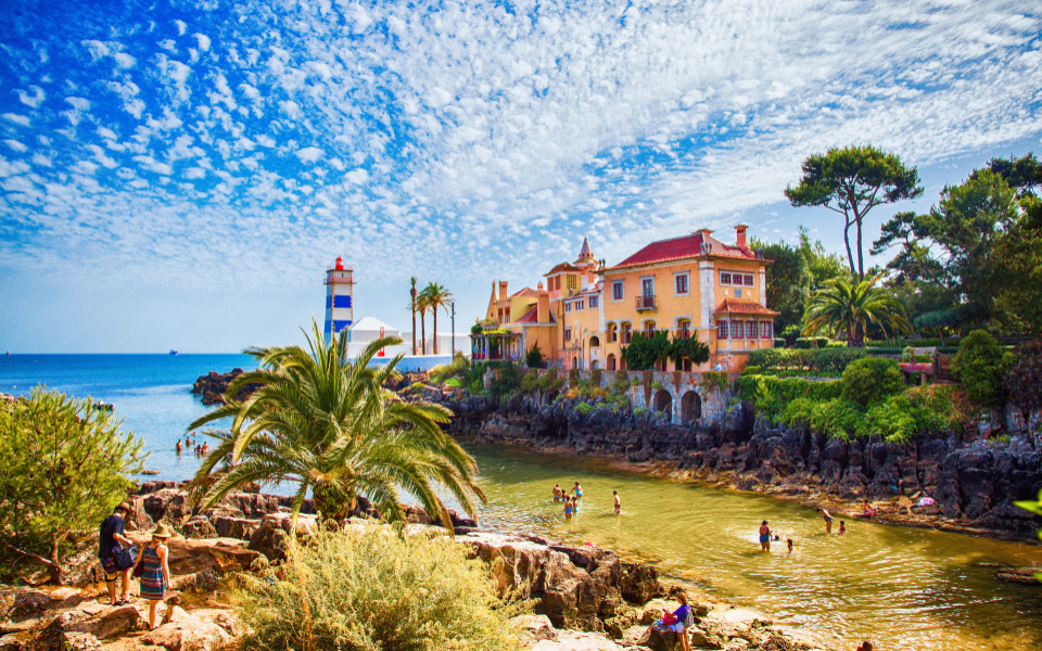 Küstenstadt Cascais in Portugal