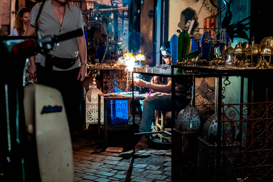 Traditionelles Handwerk in den Souks / Copyright/Fotocredit: 